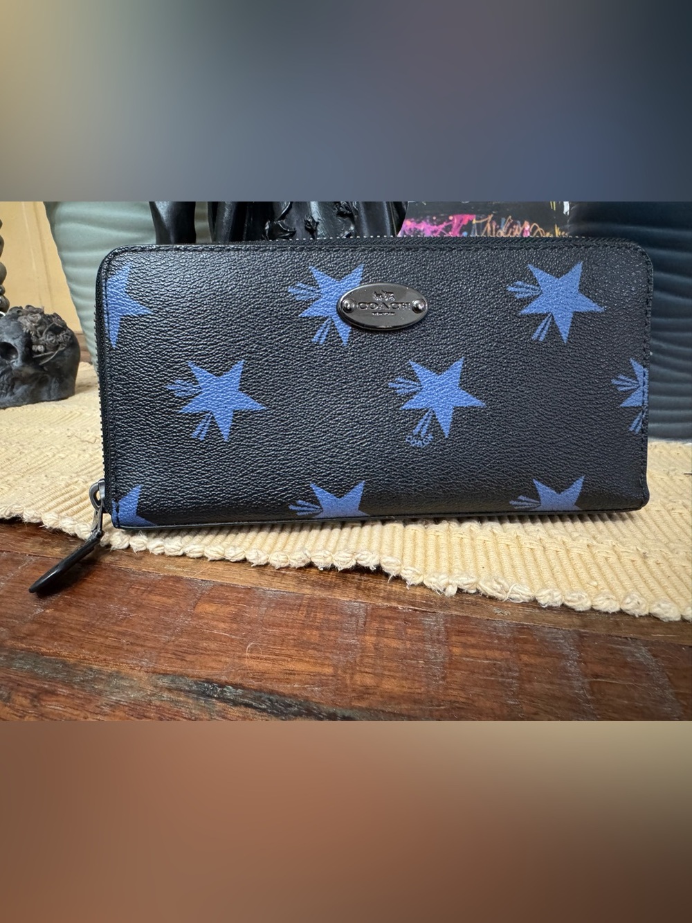 COACH Star Canyon Quinn
Wallet Limited Edition Black/Blue,